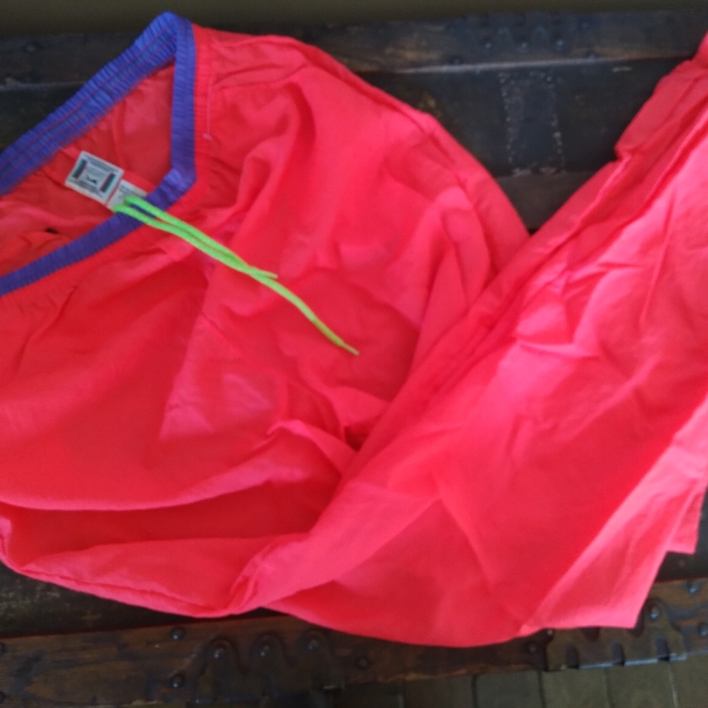 80s Neon Track Pants Medium